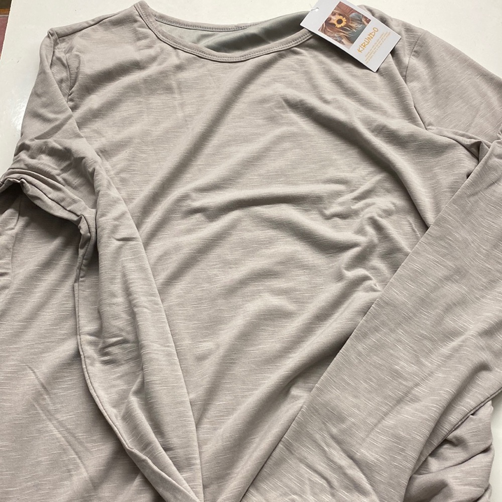 womens maternity dress gray long sleeve size xl
